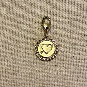 Gold Heart Charm Pendant by kate Spade
